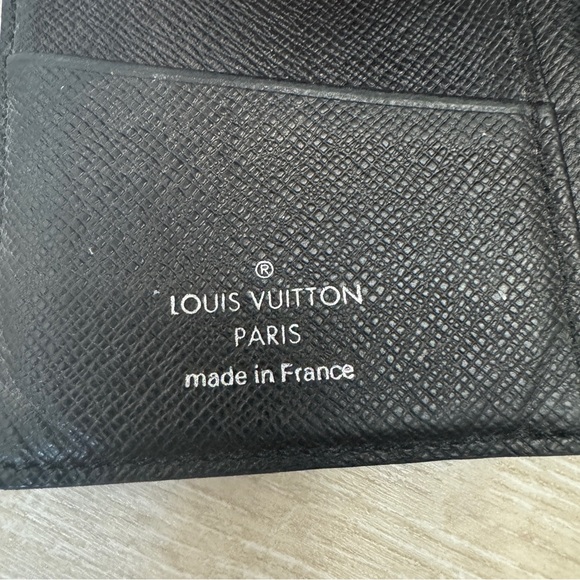 Louis Vuitton Trifold Damien Graphite Mens Wallet Black Grey N63096 - Picture 7 of 14